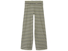 Name It pale lime yellow striped glitter trousers